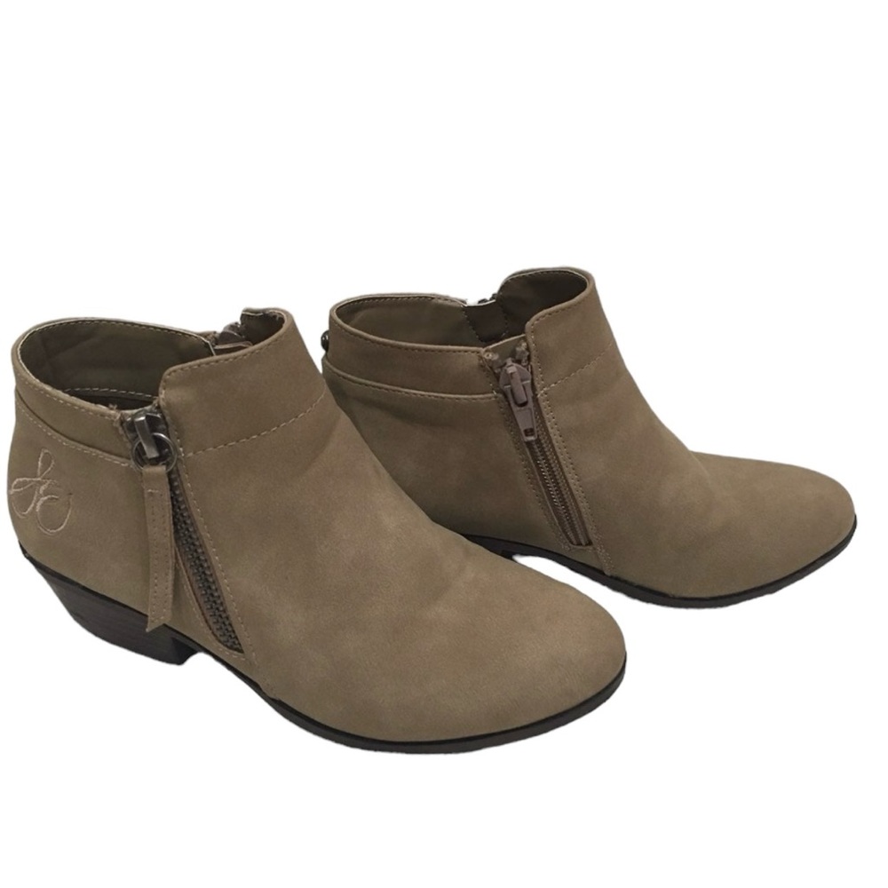 Sam Edelman Petty Packer Girl's Ankle Booties Size 13 Beige Excellent condition